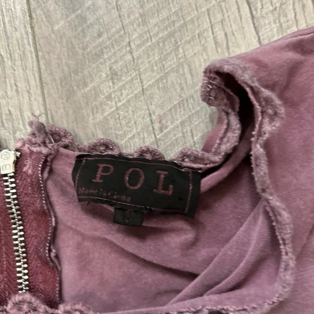 POL Dusty Mauve Babydoll Top Sz Sm - Picture 5 of 11